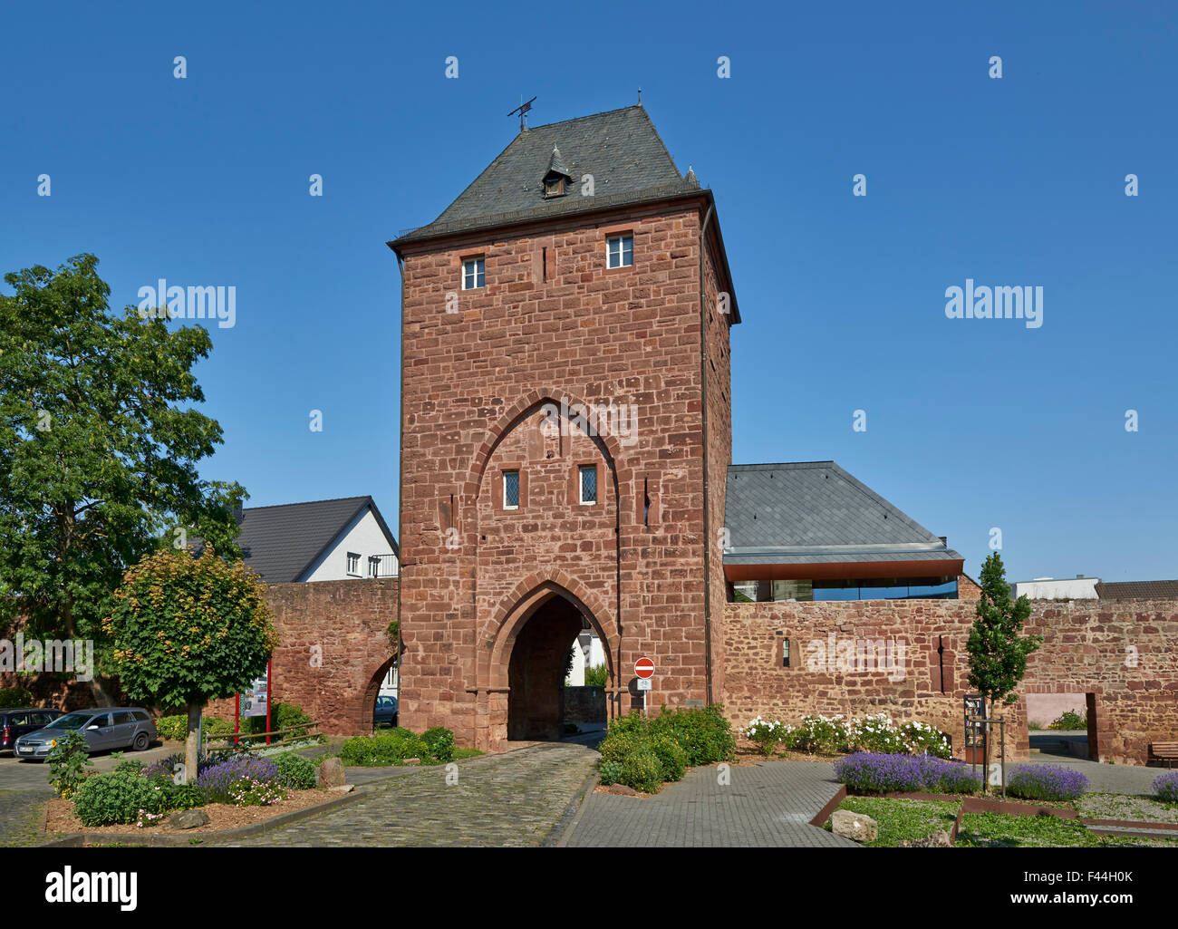 Stadt Tor "Zuelpicher Tor" von Nideggen, Nordrhein-Westfalen, Deutschland, Europa Stockfoto