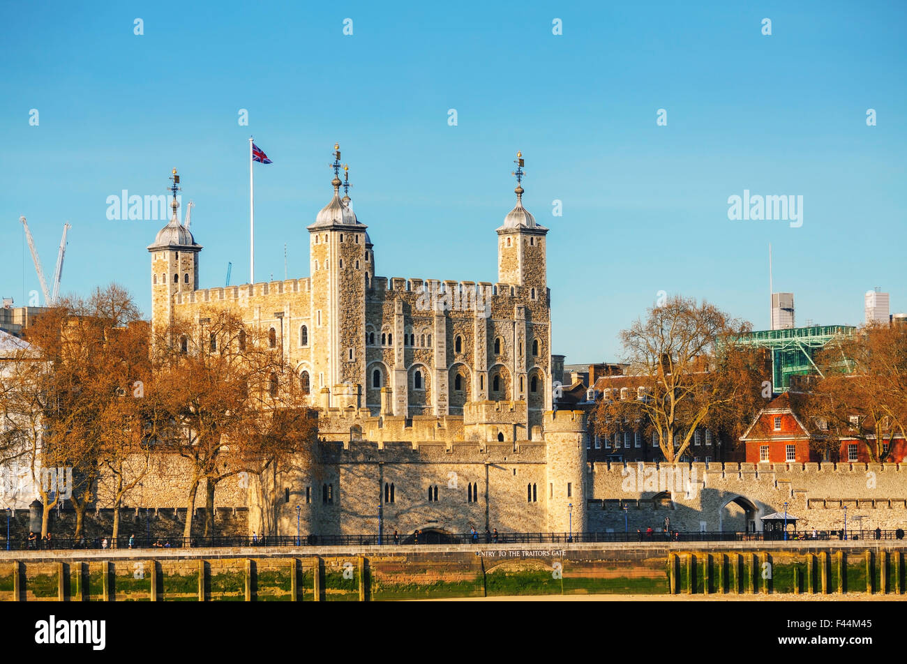 Turm-Festung in London Stockfoto