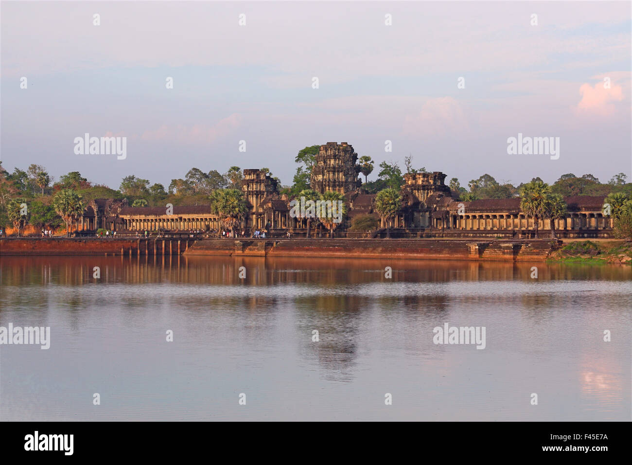 Angkor Wat, alten Khmer-Tempel Stockfoto