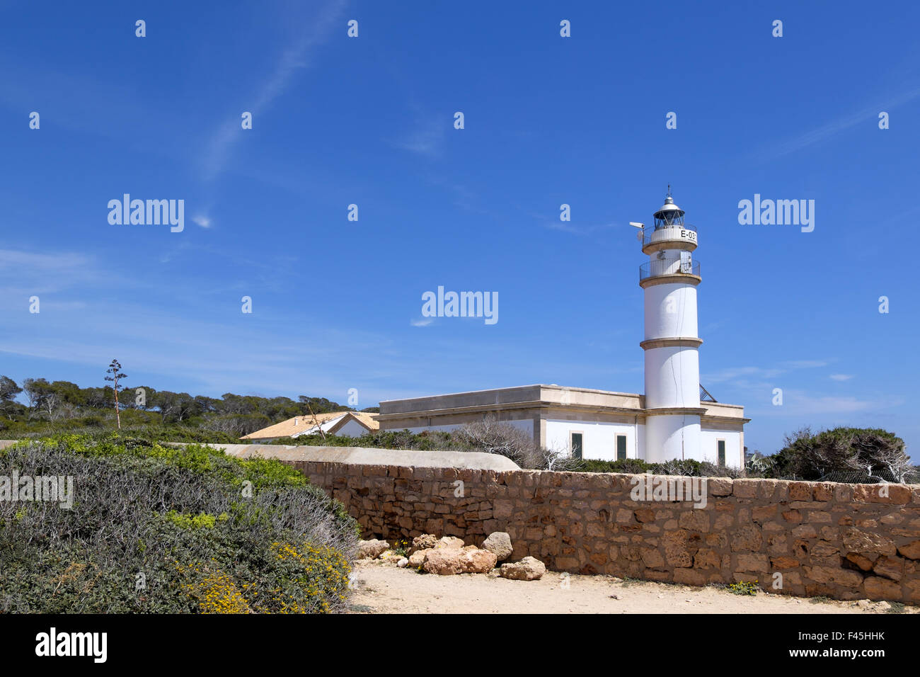 Weit des Cap de ses Salines Stockfoto