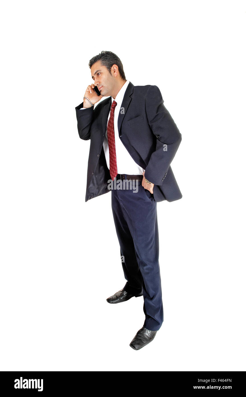 Geschäftsmann telefonieren. Stockfoto