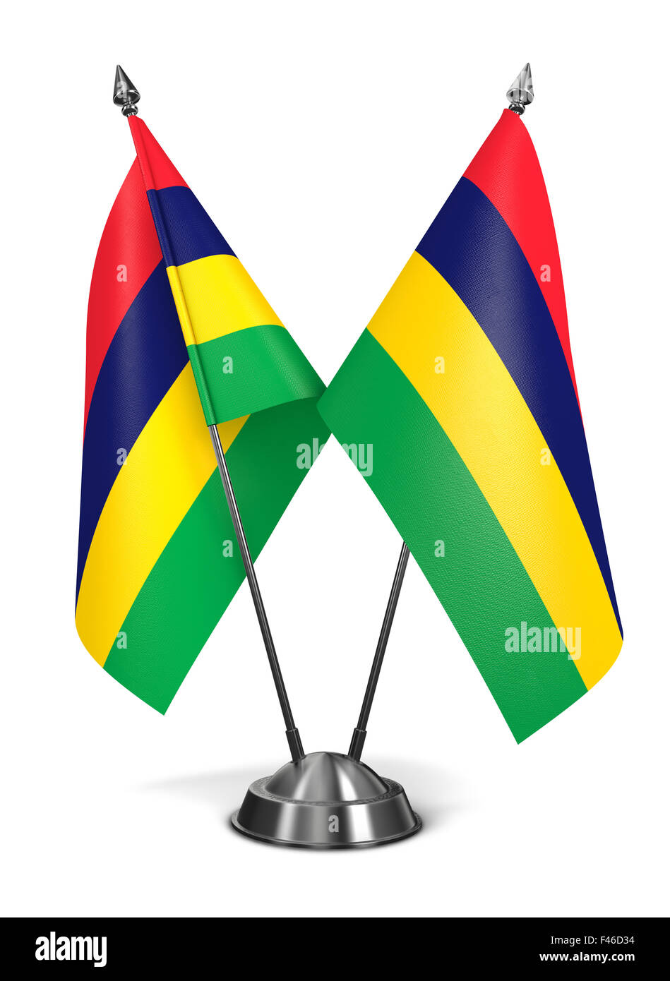 Mauritius - Miniatur-Flags. Stockfoto