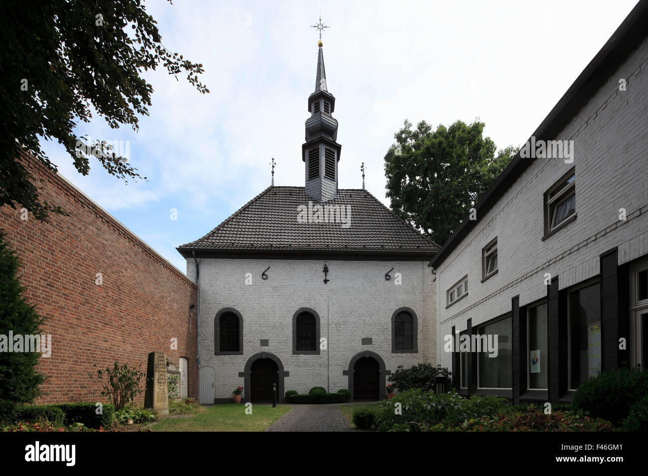 Evangelische Kirche in Viersen-Suechteln, Niederrhein, Nordrhein-Westfalen Stockfoto