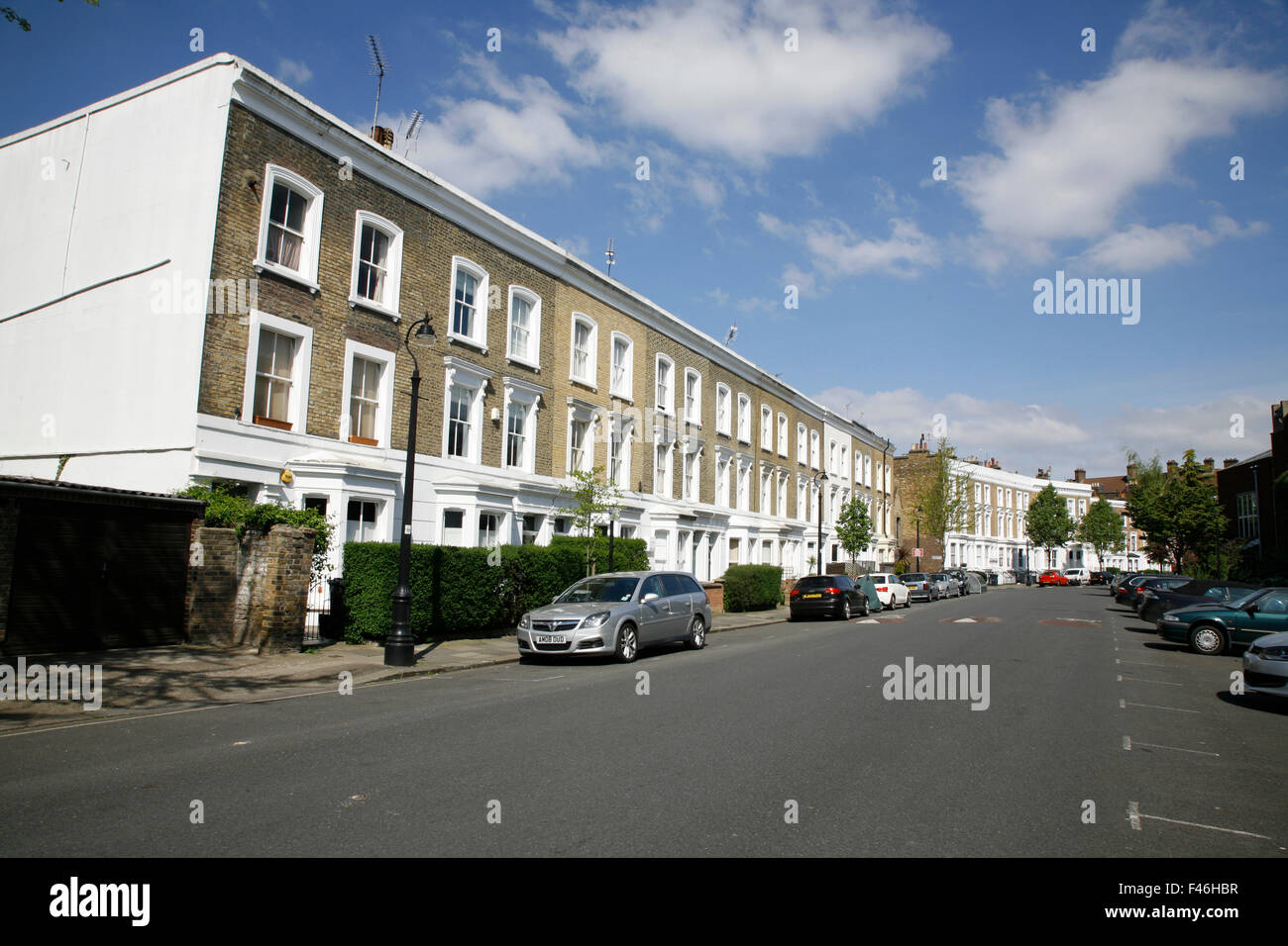 St.-Stephans Terrasse, Stockwell, London, UK Stockfoto