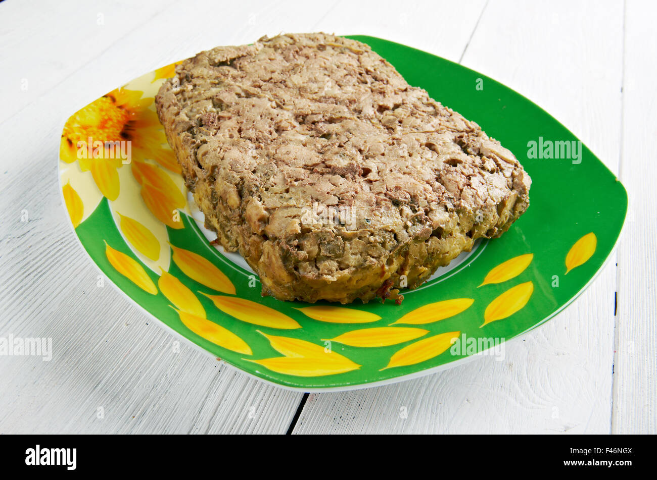 Terrine de Porc leckere FleischPastete mit Porc Fleisch und Leber