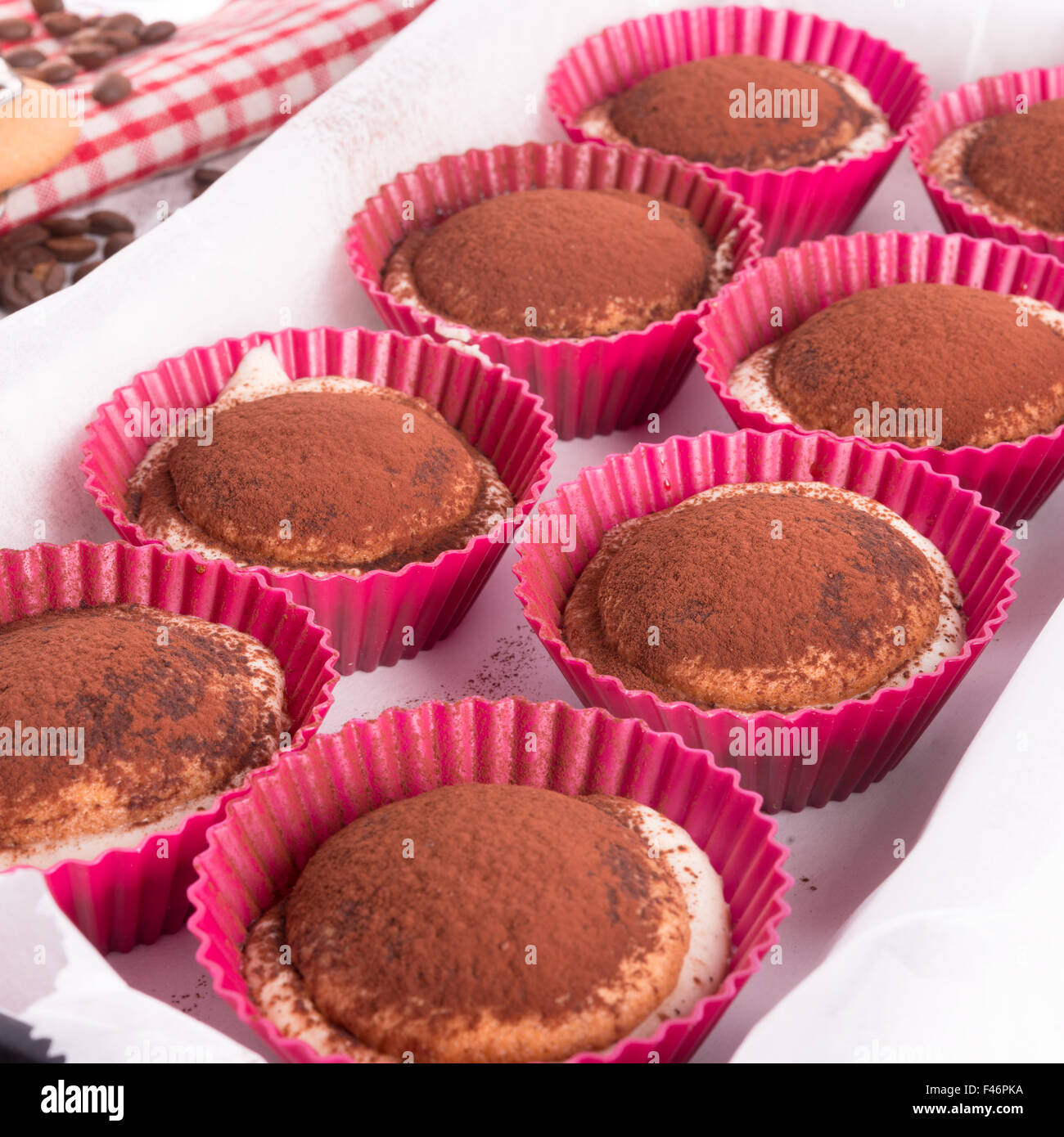 Tiramisu Stockfoto