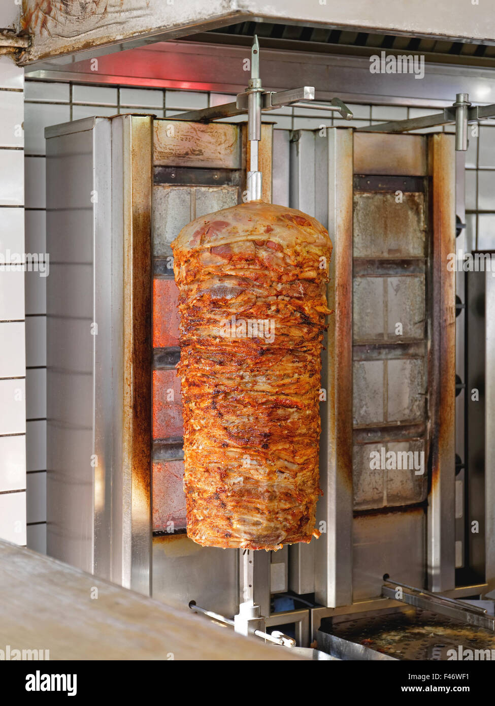 Gyros Grill Stockfoto