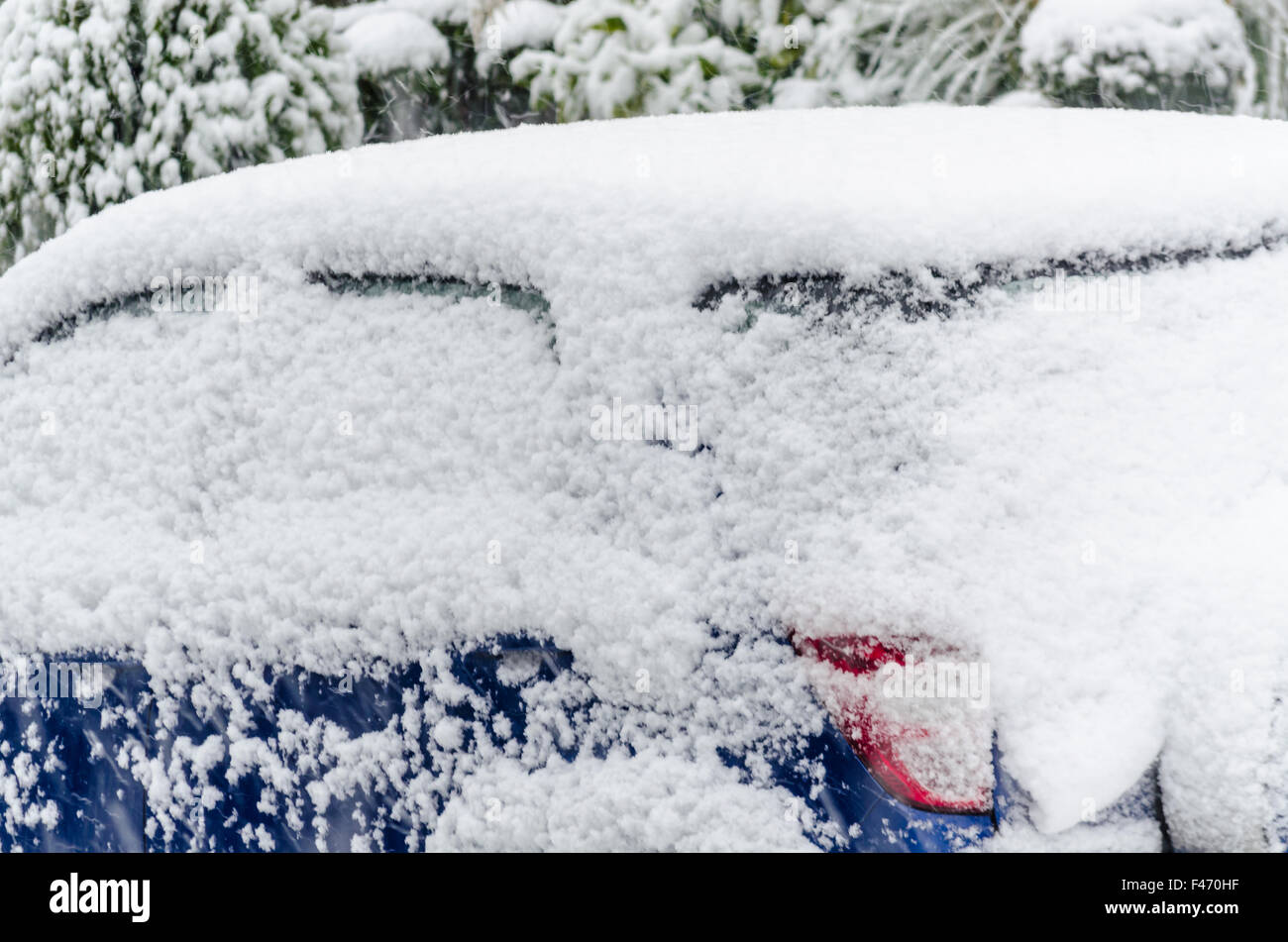 Off-Road-Fahrzeuge im Schnee Stockfoto