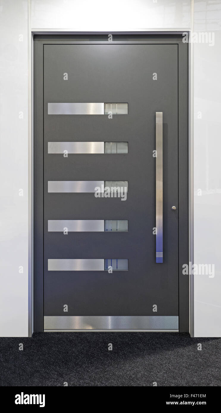 Moderne Tür Stockfoto