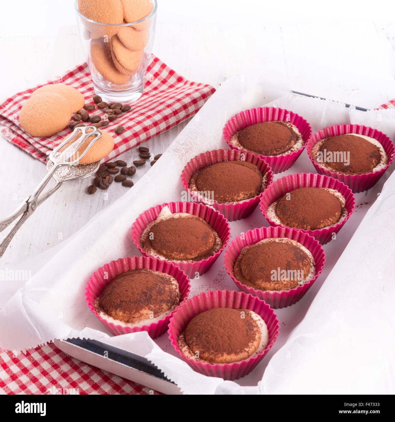 Tiramisu Stockfoto