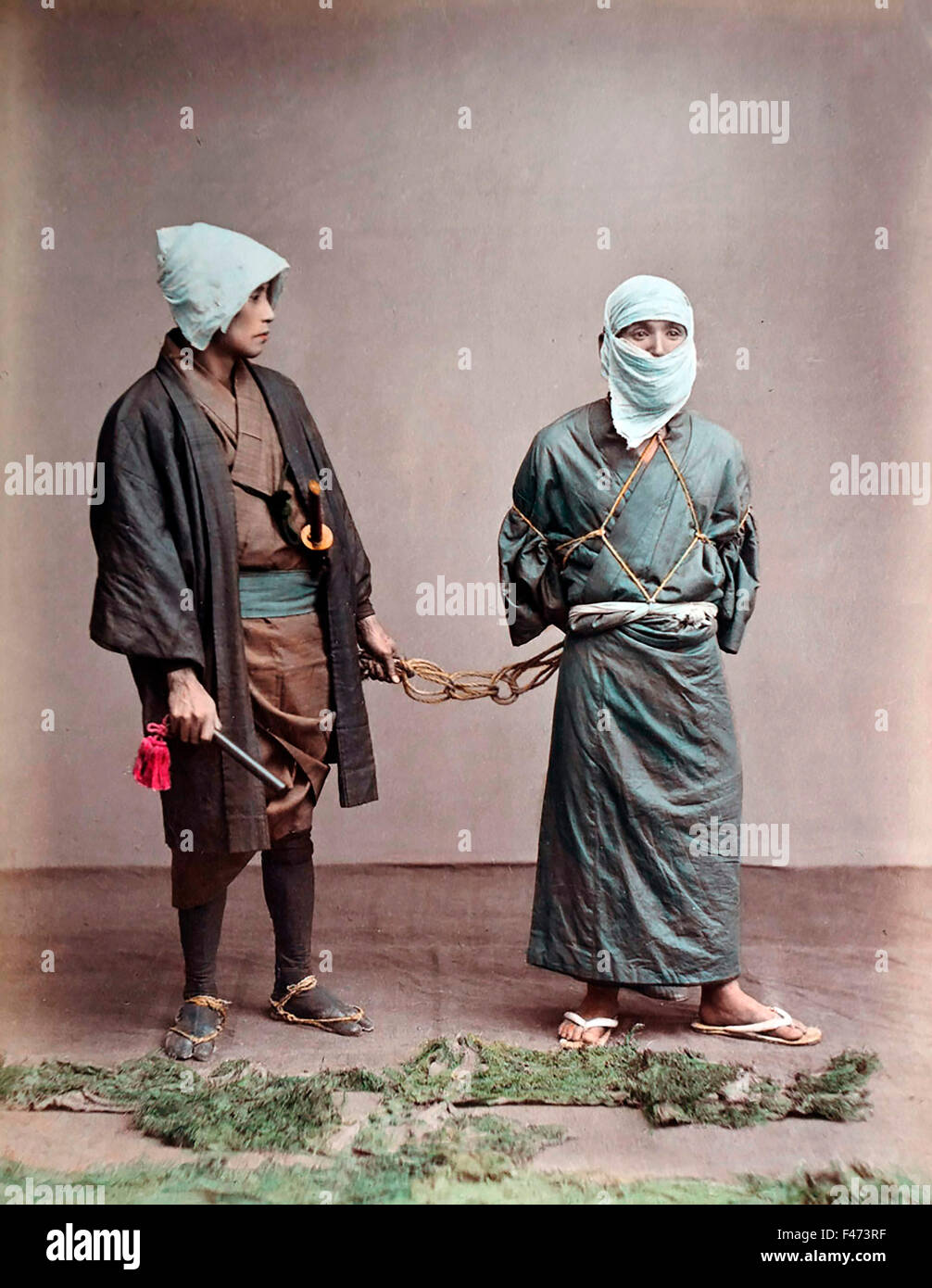 Japanische Gefangene, Japan Stockfoto