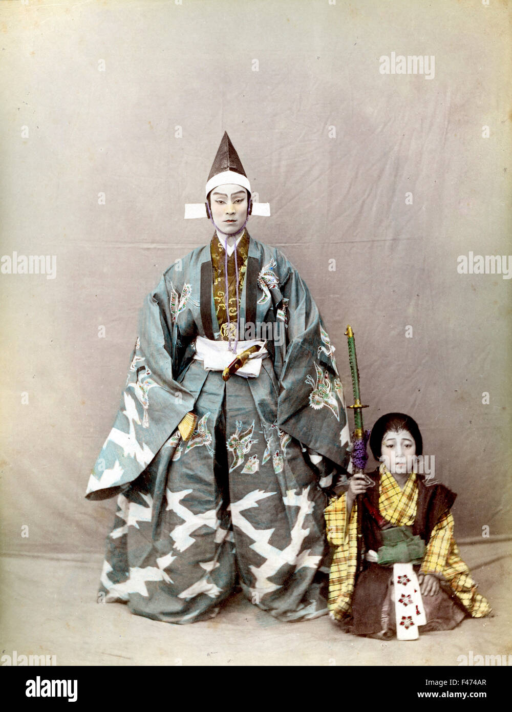 Zwei Schauspieler, Japan Stockfoto
