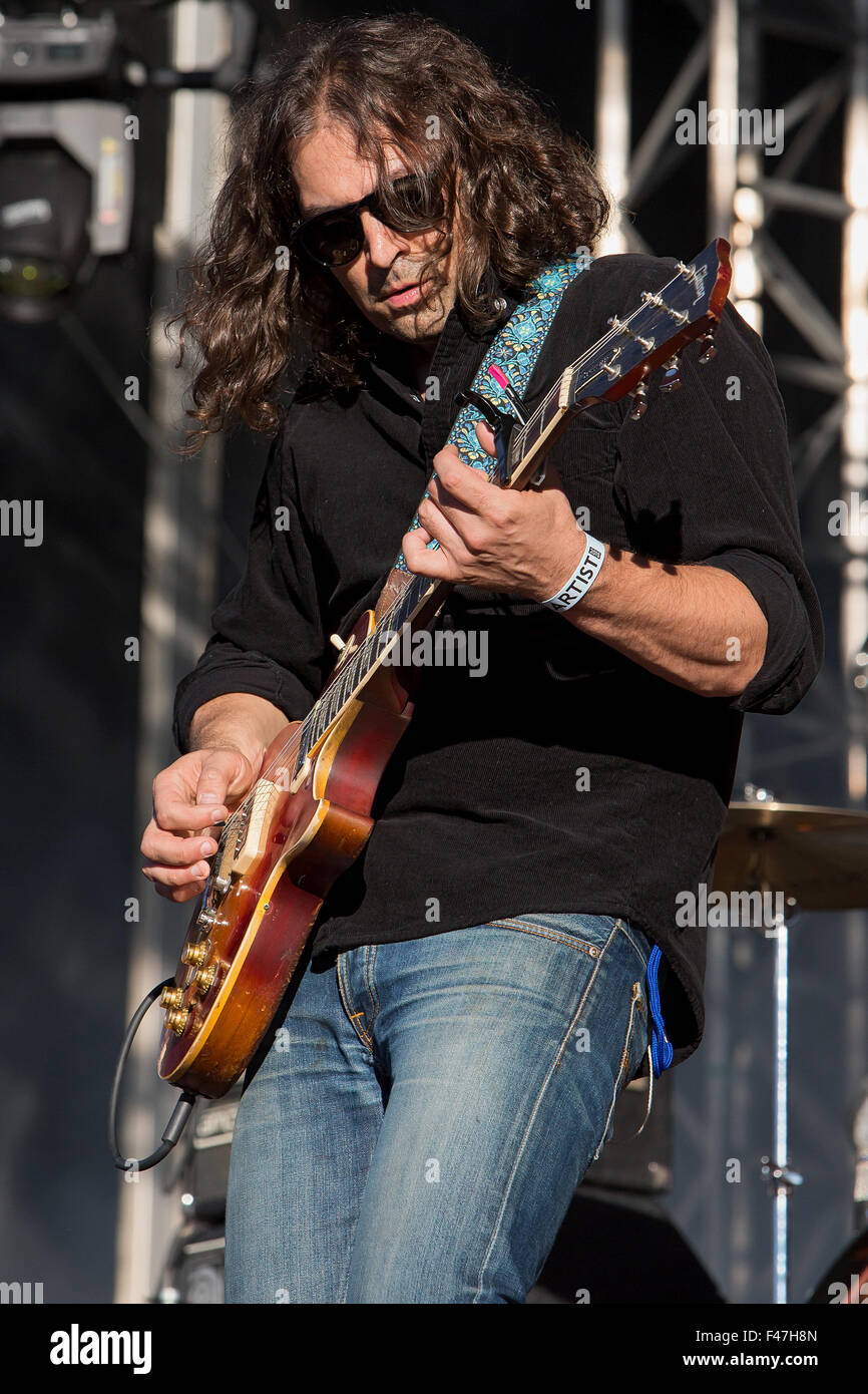 Way Out West Festival 2015 - Tag 1 - Auftritte Mitwirkende: The War On Drugs, Adam Granduciel Where: Göteborg, Schweden bei: 13. August 2015 Stockfoto