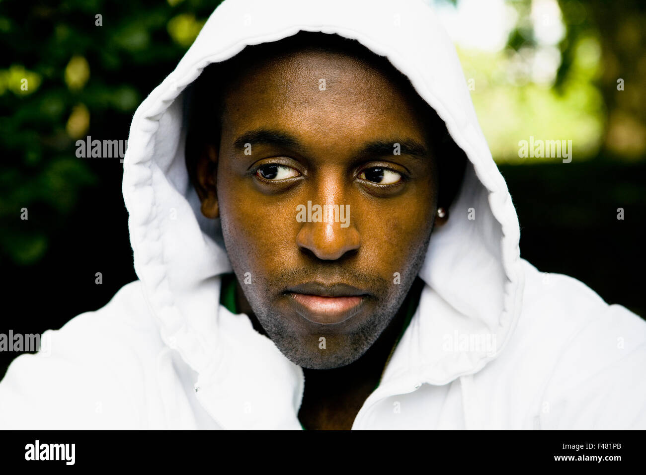 Porträt eines jungen Mannes, Großbritannien. Stockfoto