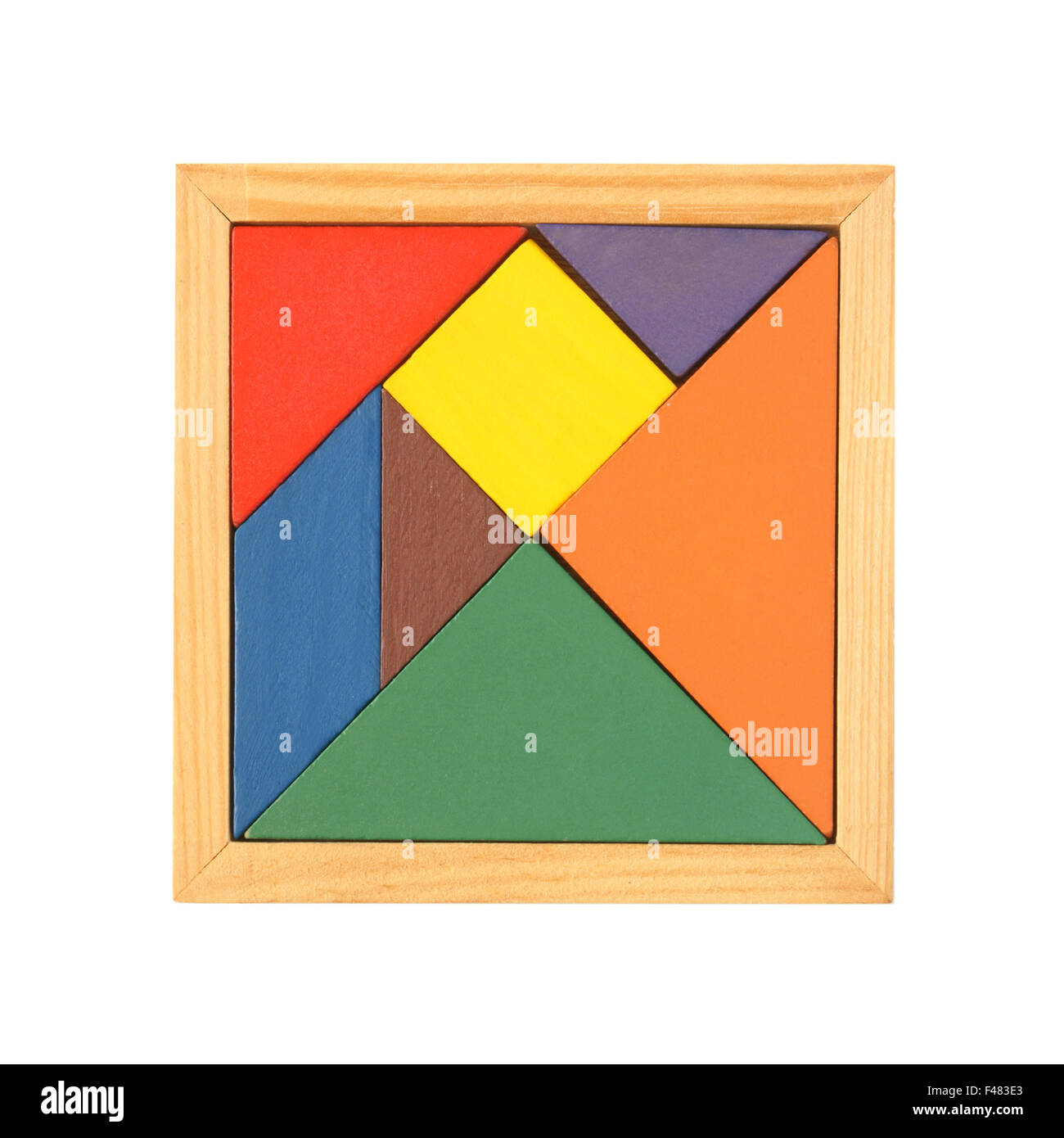 Tangram Stockfoto