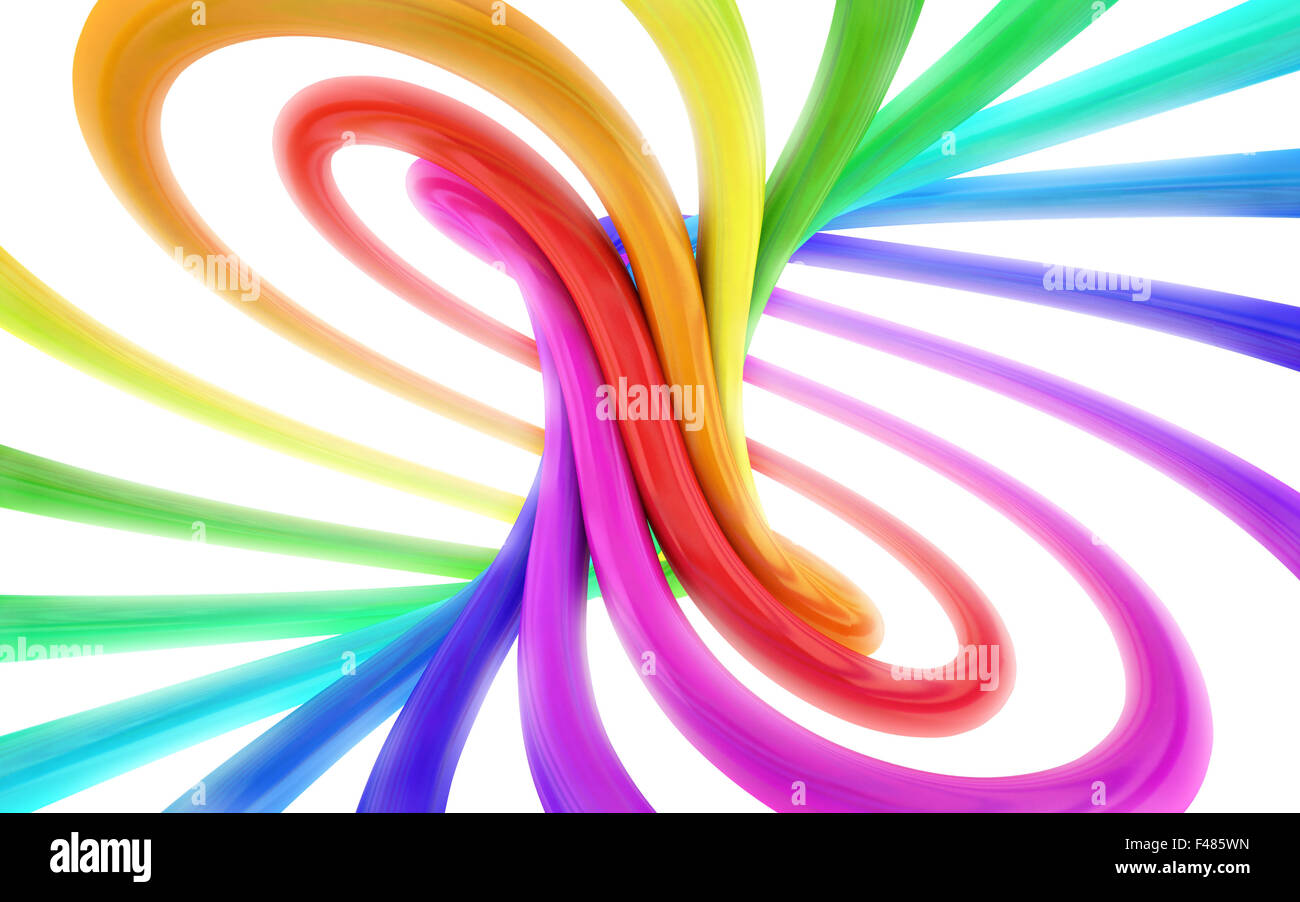 abstrakt 3d bunten Hintergrund Stockfoto