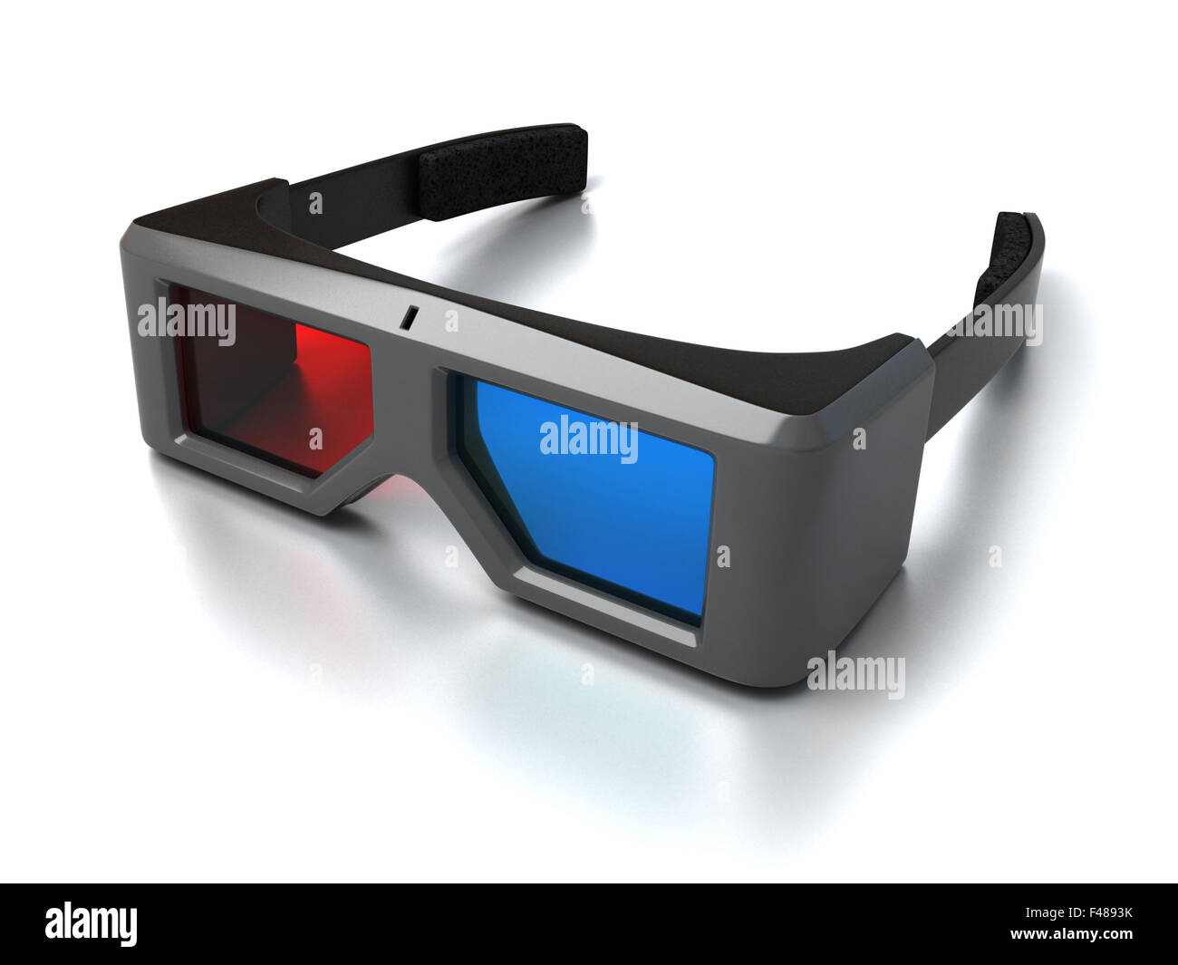 3D Brille isolierte Abbildung Stockfoto