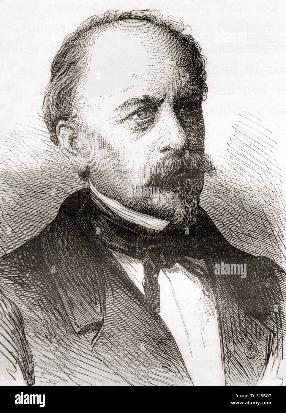 Arthur Jules Morin, 1795 – 1880.   Der französische Physiker. Stockfoto