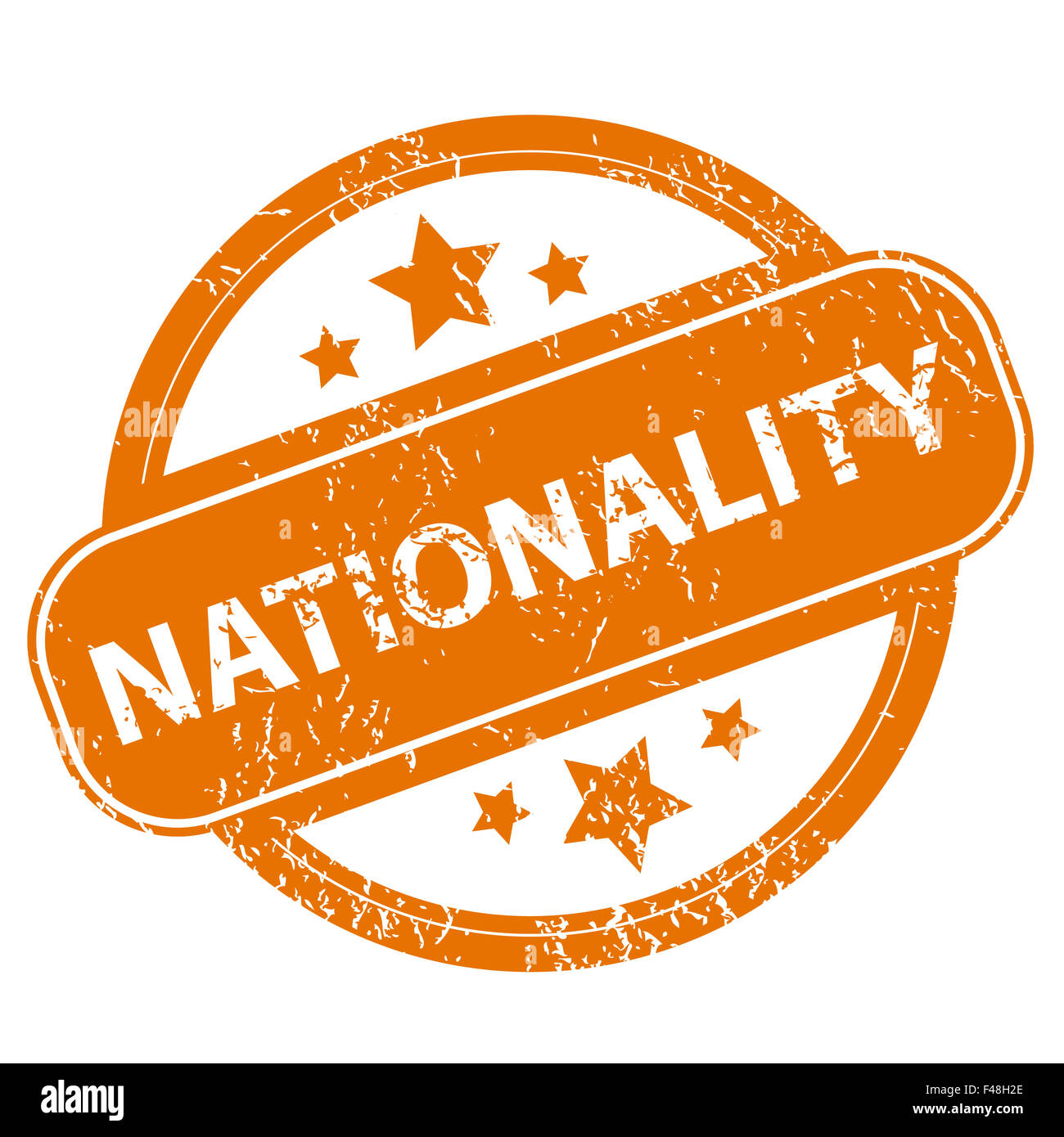 Nationalität-Grunge-Symbol Stockfoto