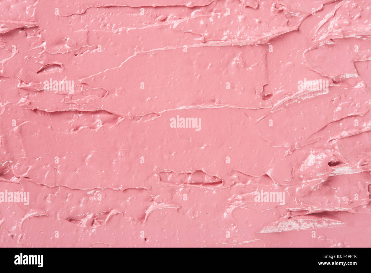 Rosa Lippenstift Maische, Hintergrundfarbe Textur Stockfoto