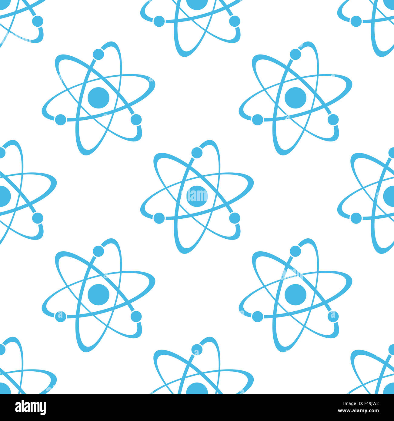Atom nahtlose Muster Stockfoto