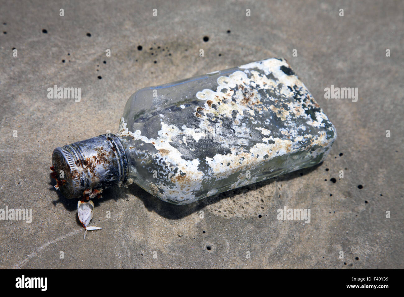 Alte Flasche Stockfoto