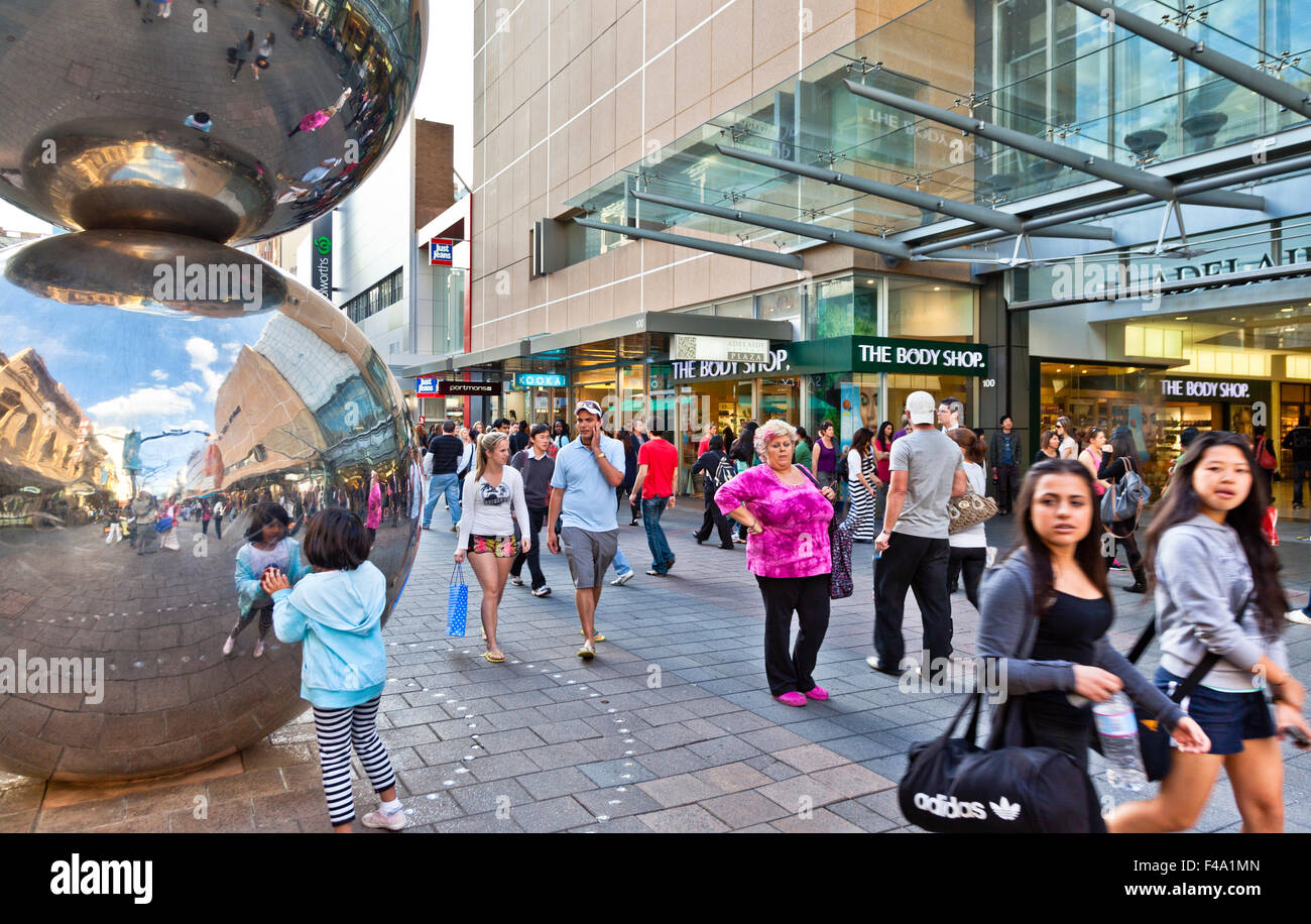 Australien, South Australia, Adelaide, Rundle Mall Stockfoto