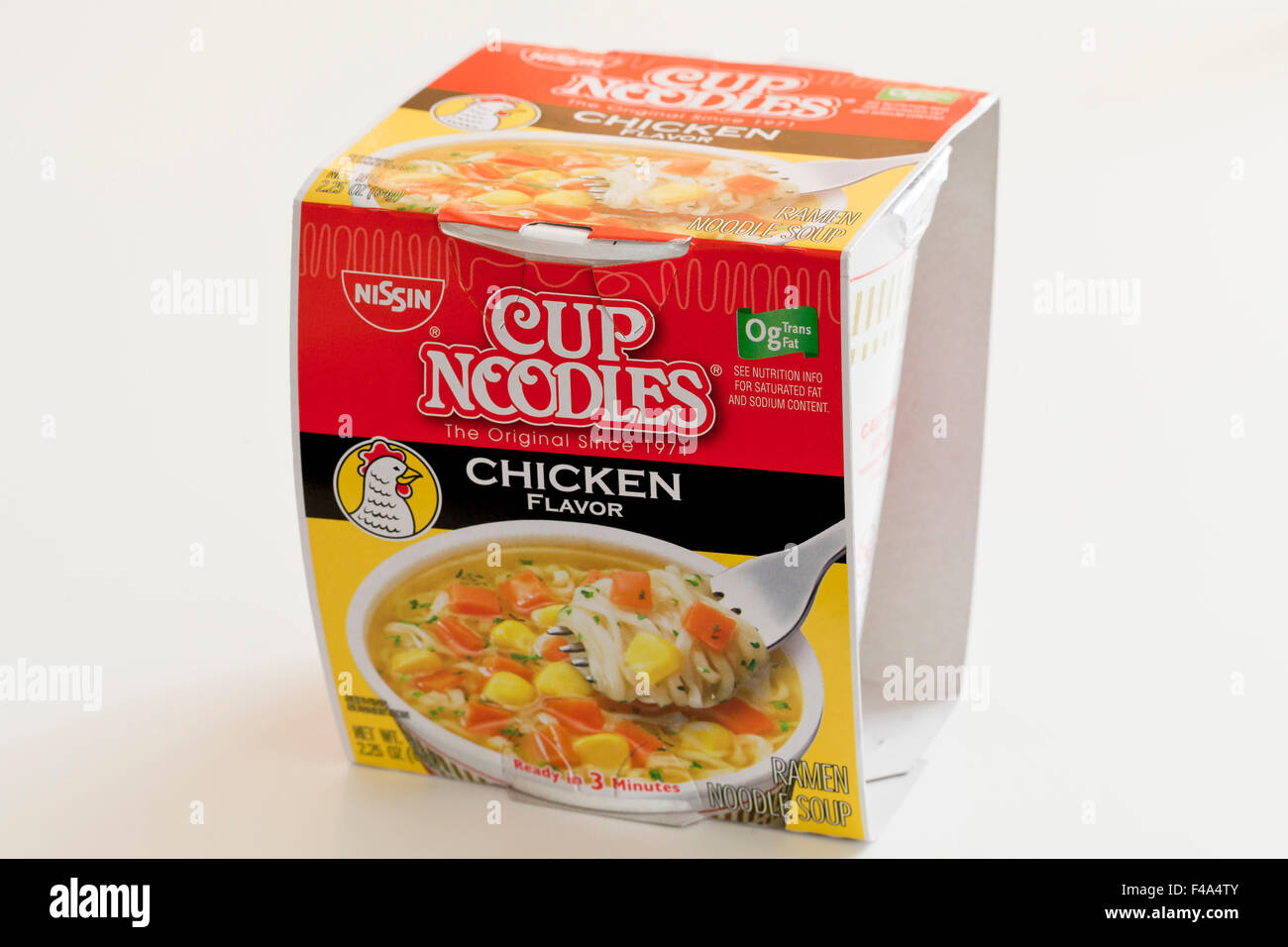 Nissin Cup Nudeln - USA Stockfoto