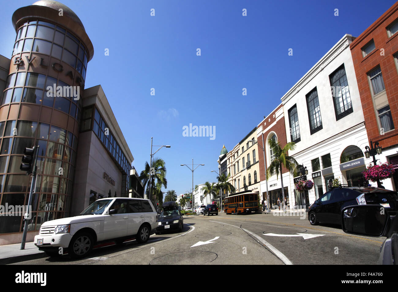 Beverly Hills Stockfoto
