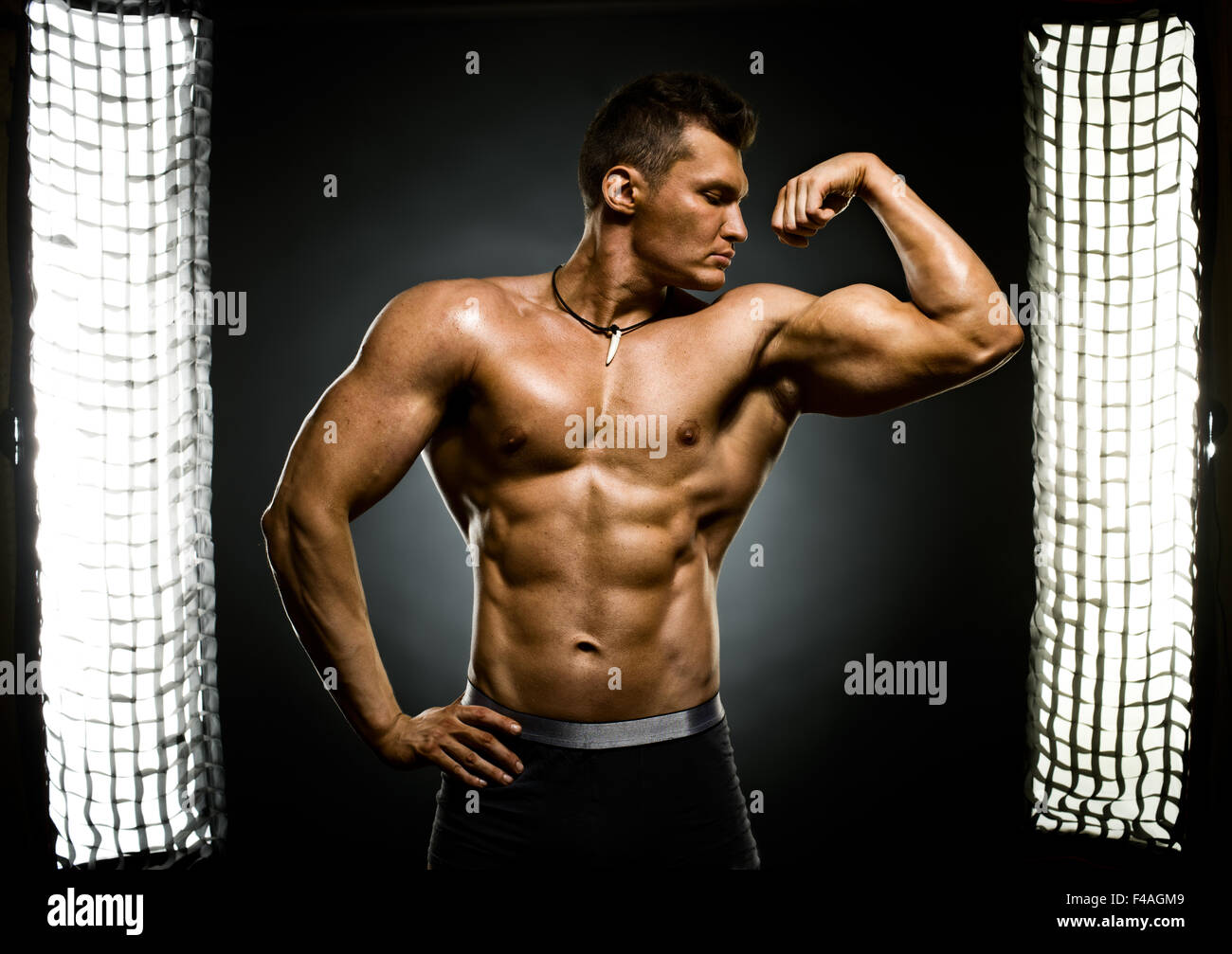 Bodybuilder Stockfoto