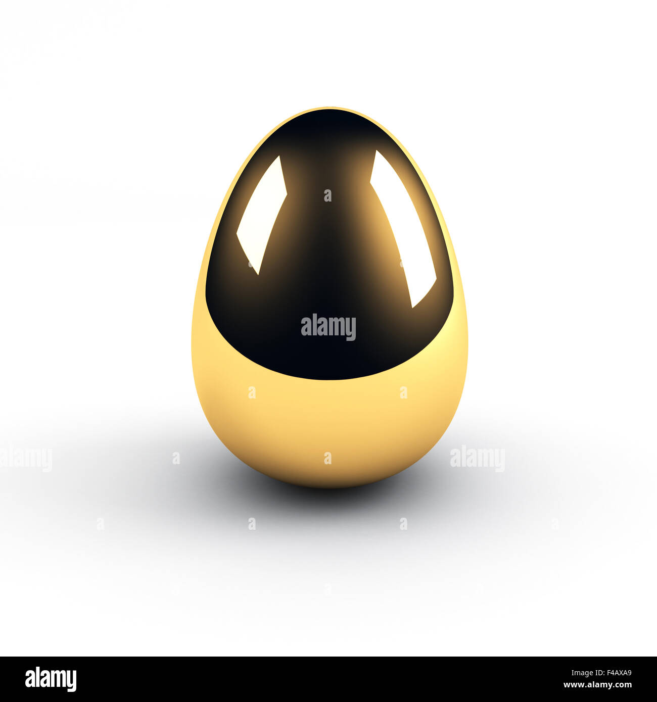 goldenes Ei Stockfoto