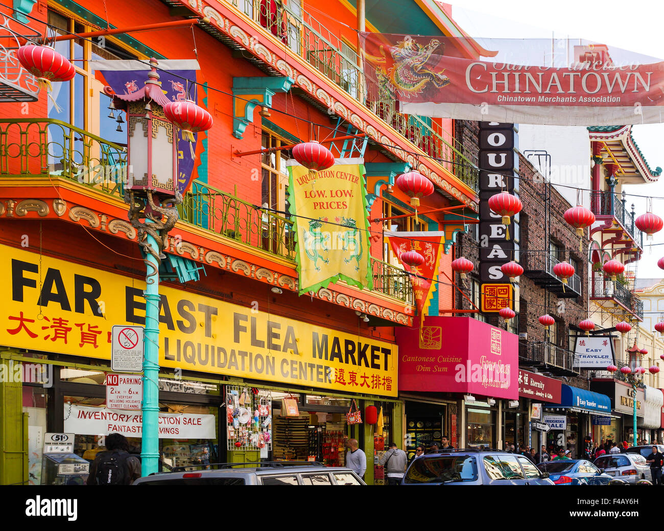 Chinatown in San Francisco Stockfoto