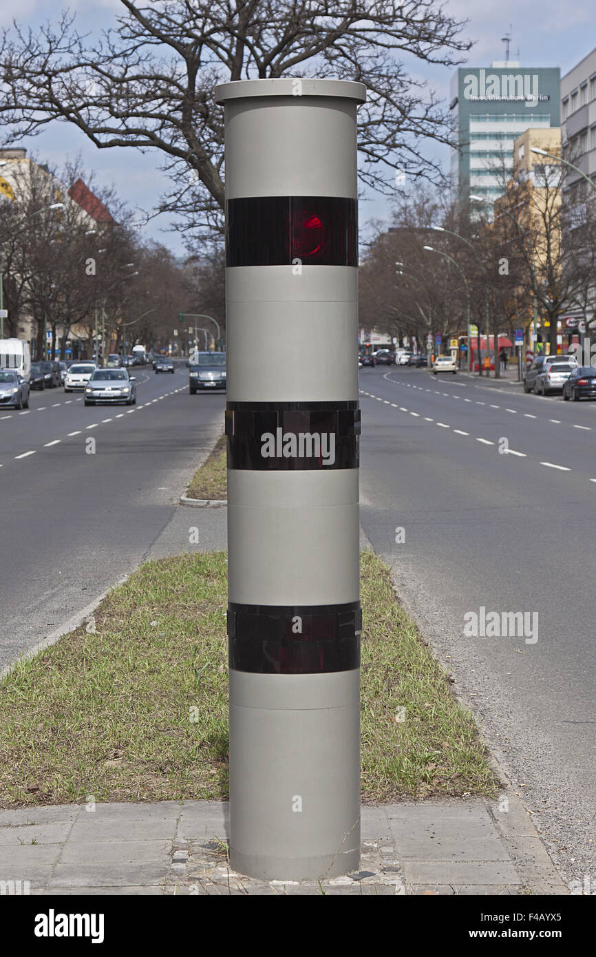 Verkehrskameras Durchsetzung Stockfoto