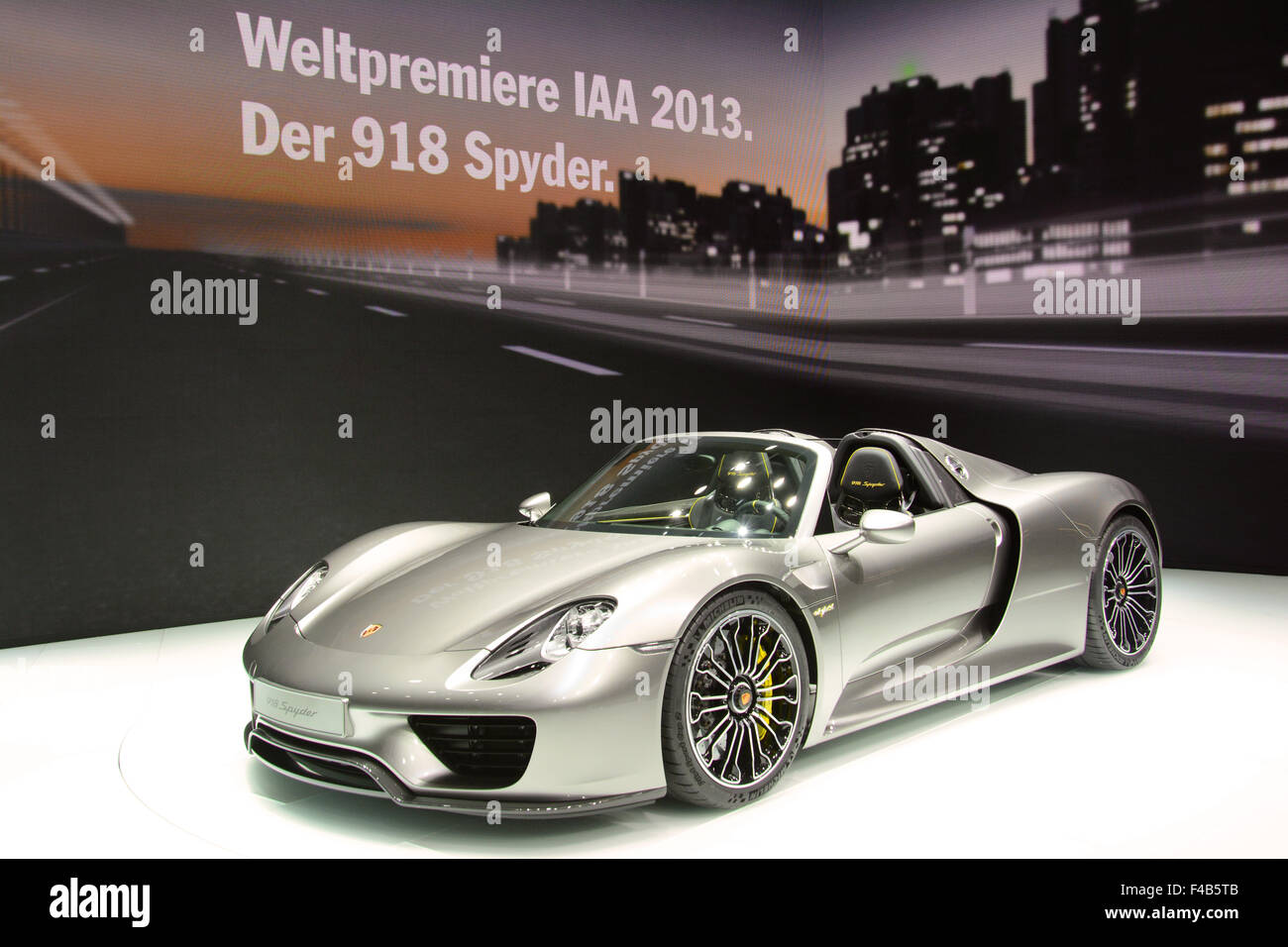Porsche 918 Spyder Stockfoto