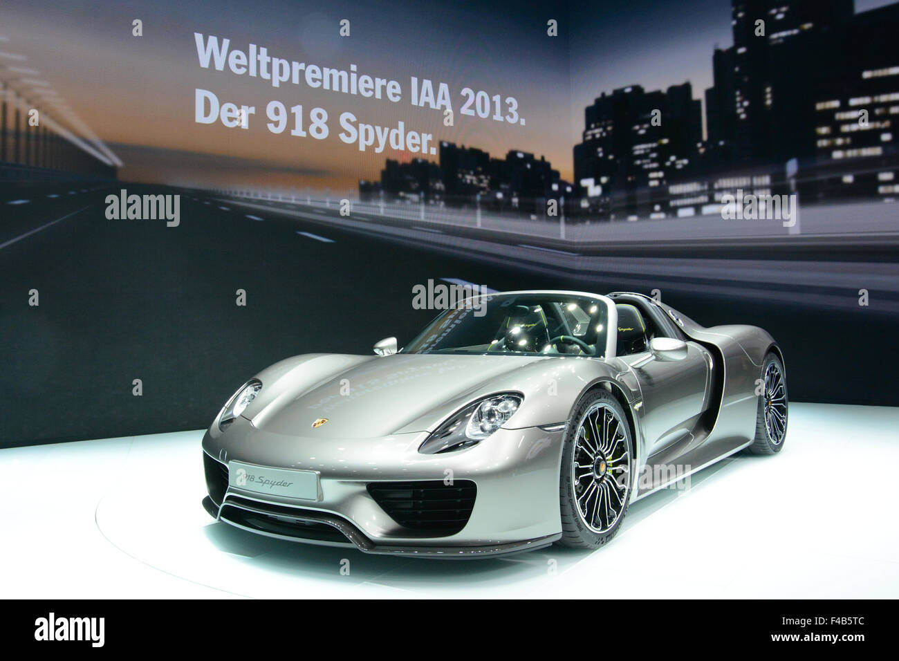 Porsche 918 Spyder Stockfoto
