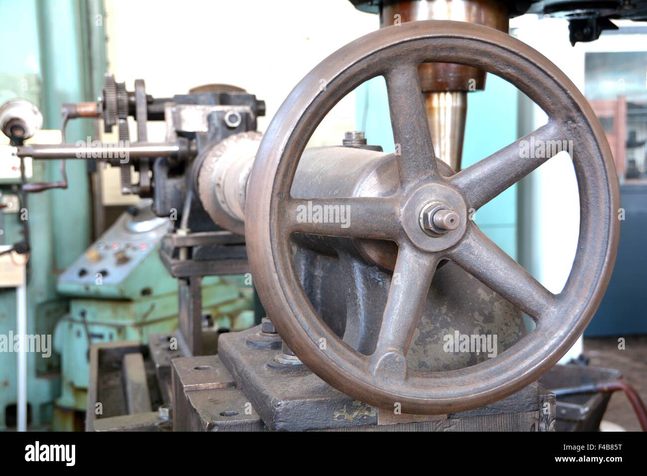 Detail einer Maschine Stockfoto