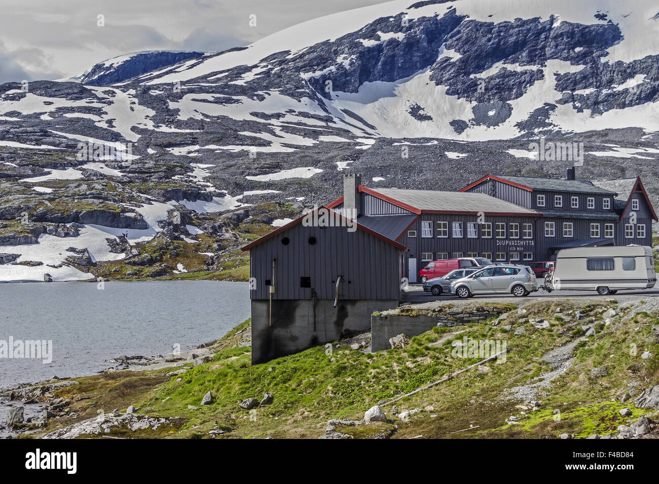 See Djupvatn Geiranger Norwegen Stockfoto