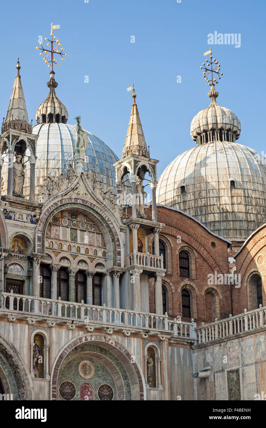 Basilika San Marco. Stockfoto