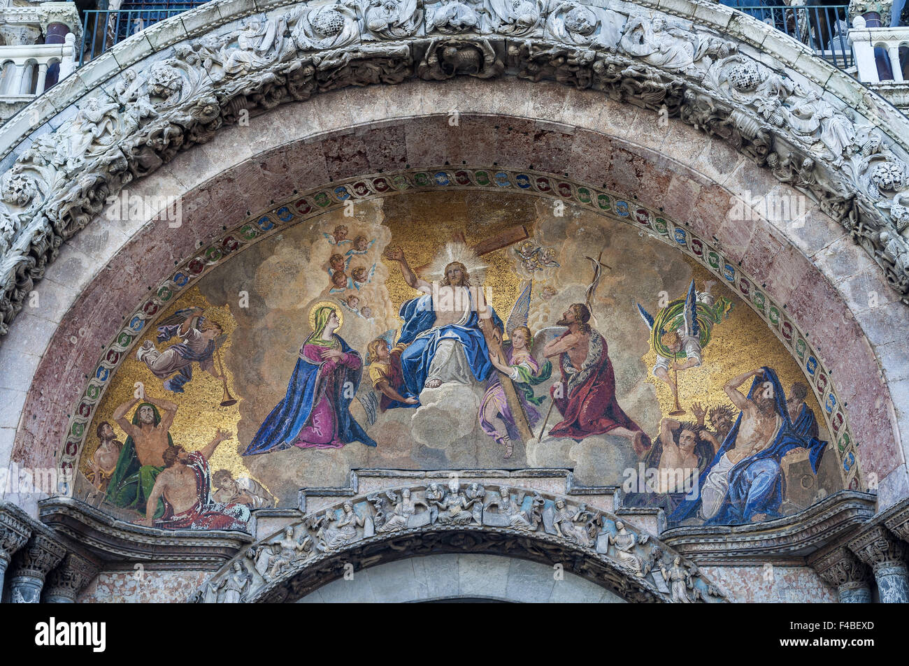 Basilika San Marco. Stockfoto