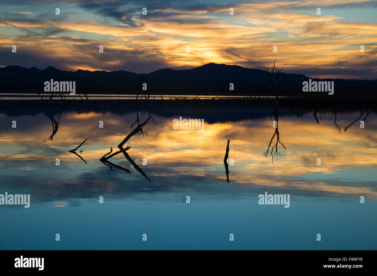 Ende des Tages Stockfoto