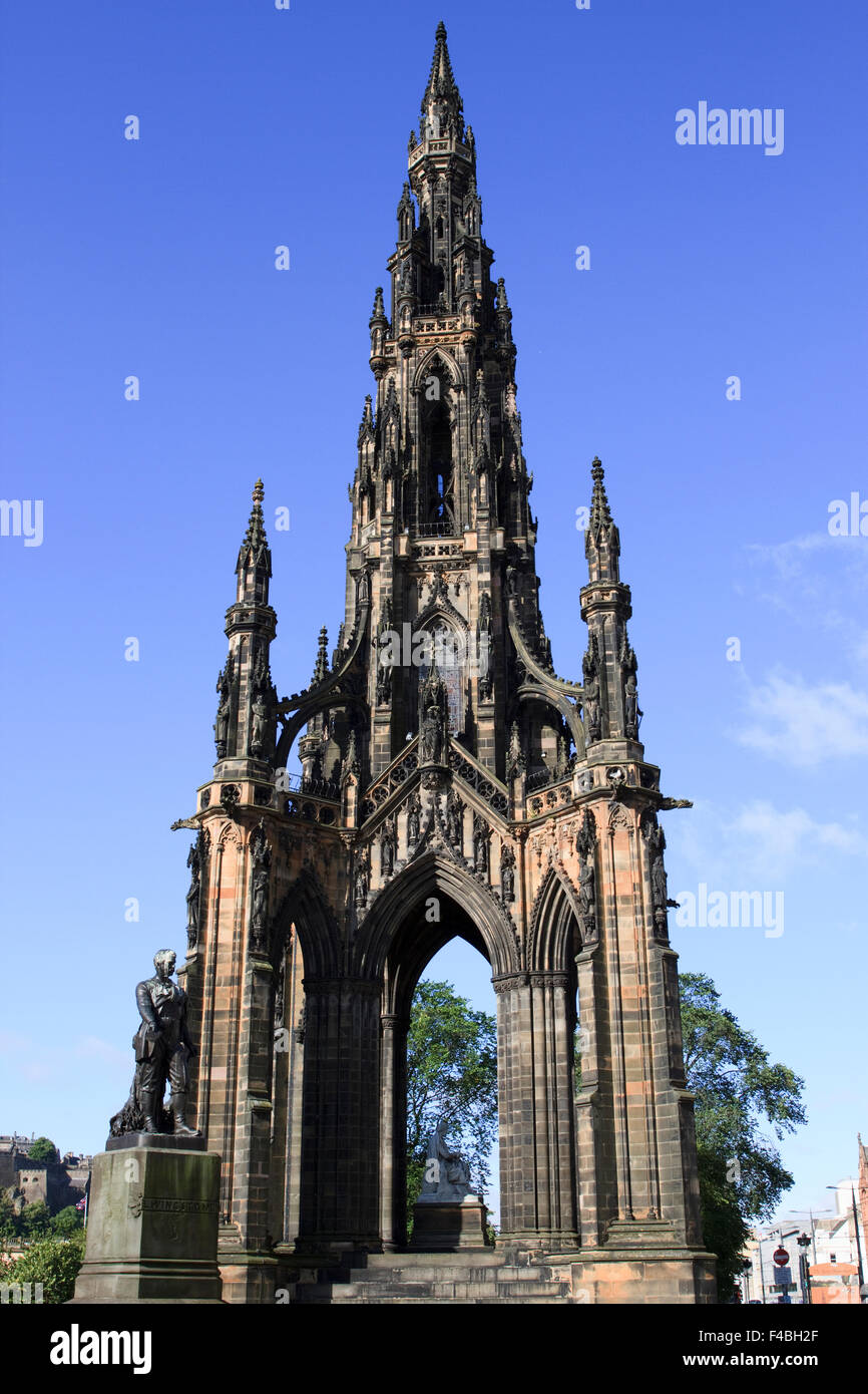 Das Scott Monument in Edinburgh, Schottland. Stockfoto