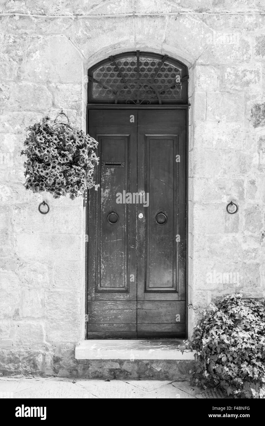 Toskanische Tür Stockfoto