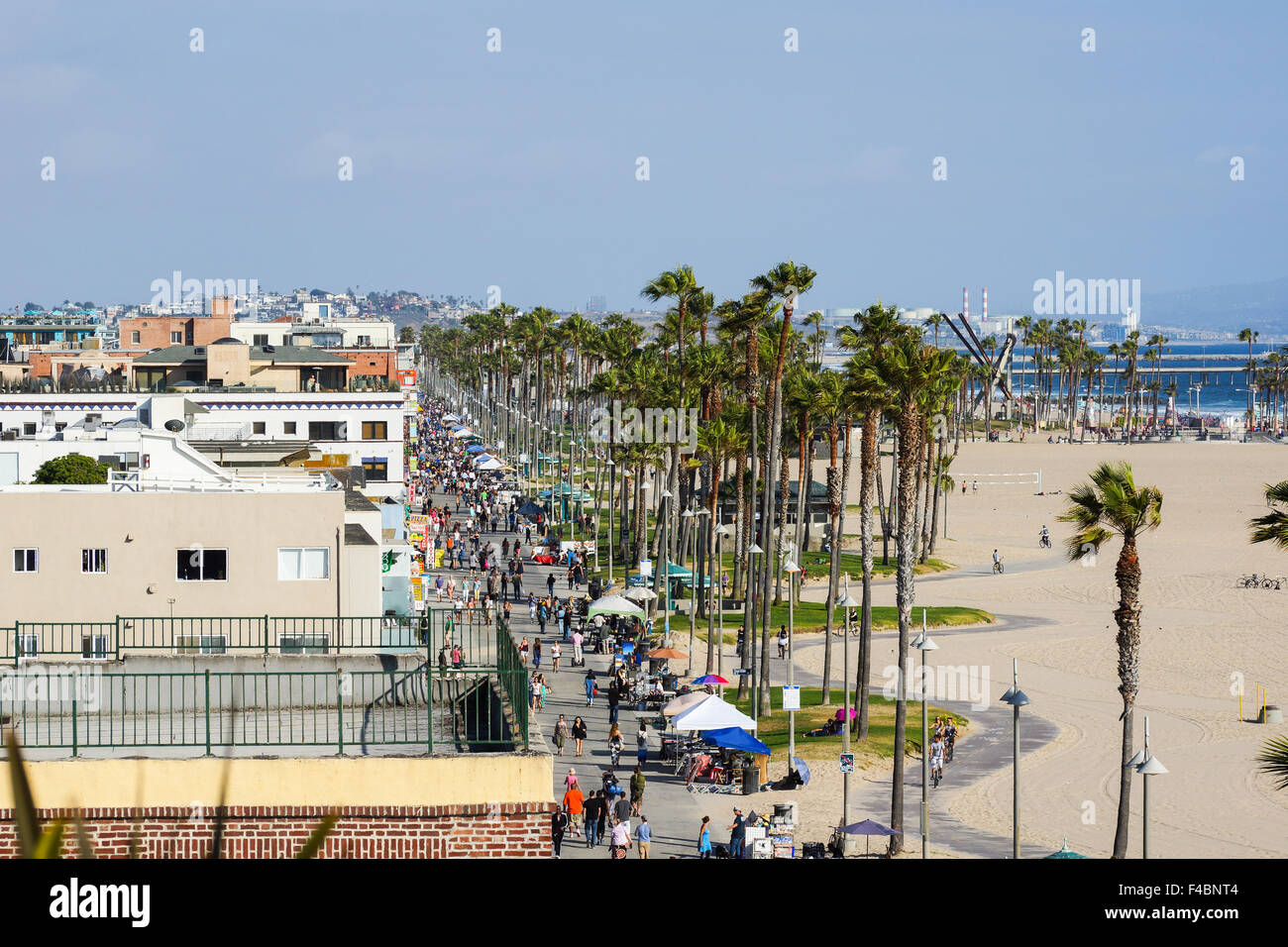 Venice Beach Boulevard Stockfoto