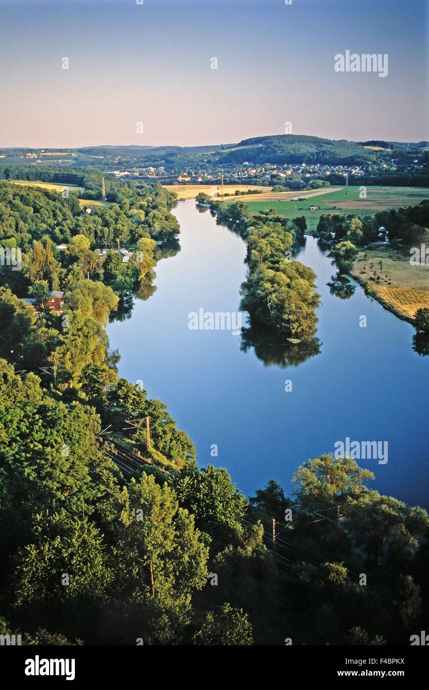 Der Ruhr, Witten, Deutschland Stockfoto