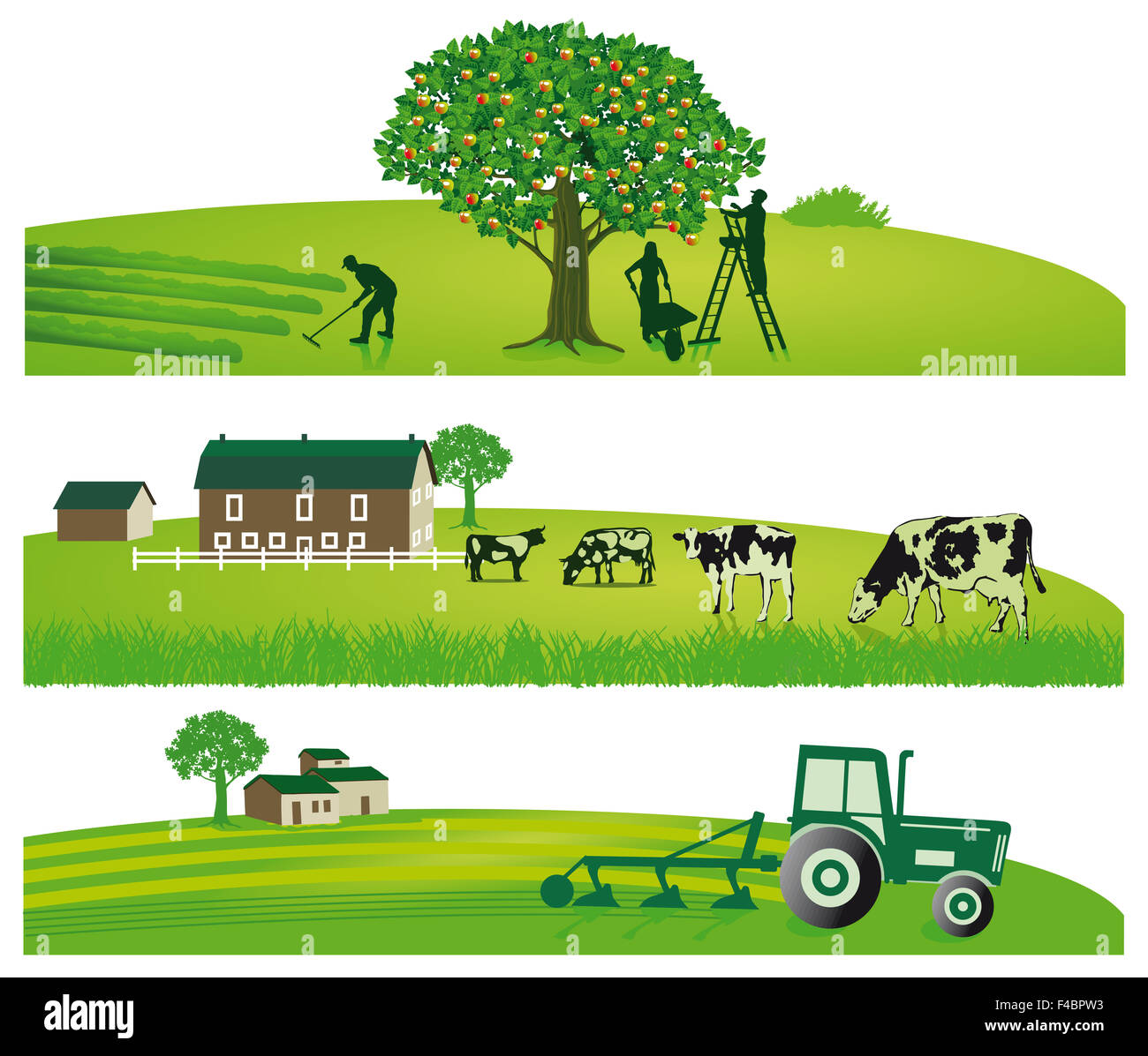 Landwirtschaft und Garten Stockfoto