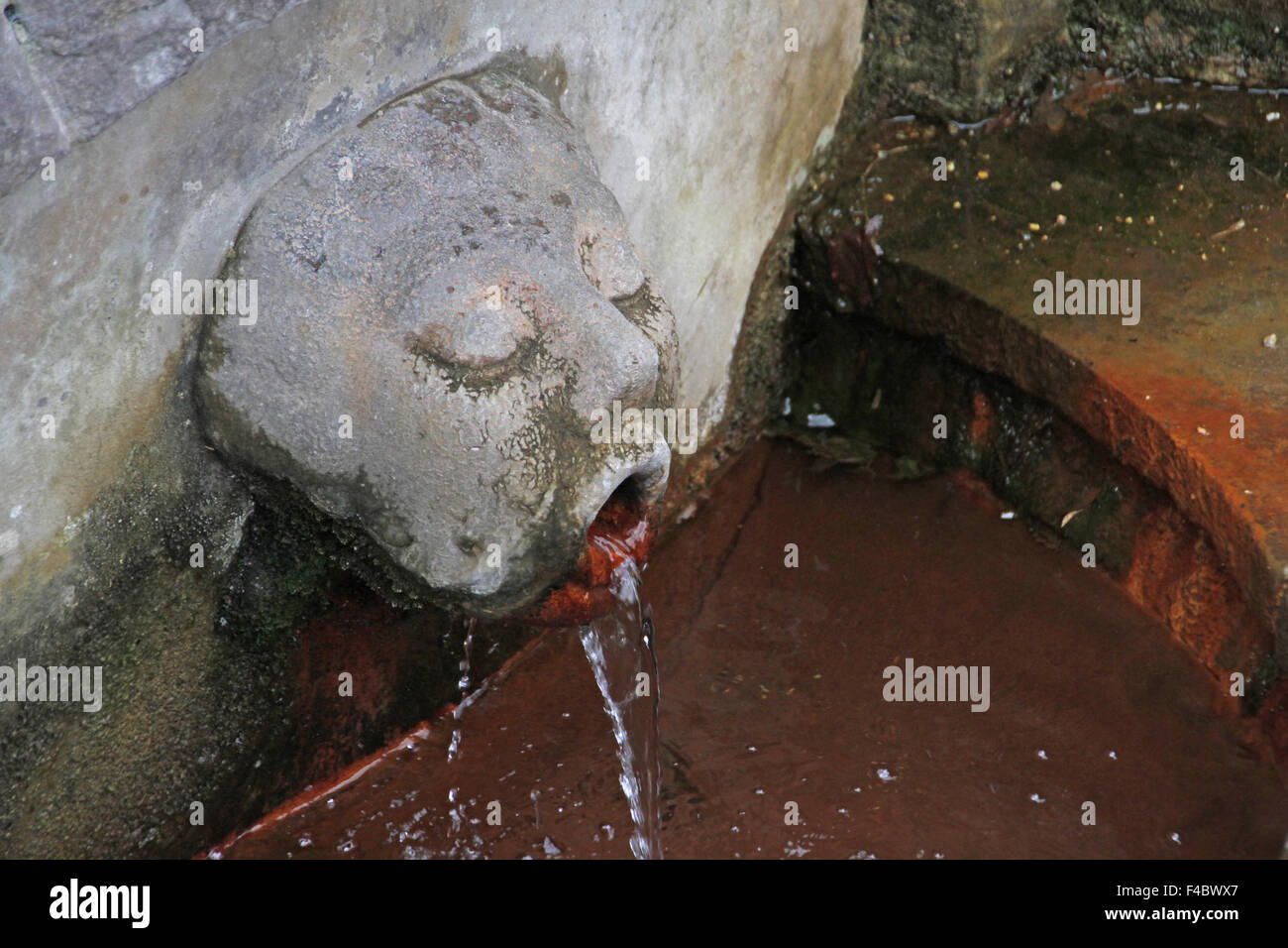 Heilquelle, Bad Pyrmont Stockfoto