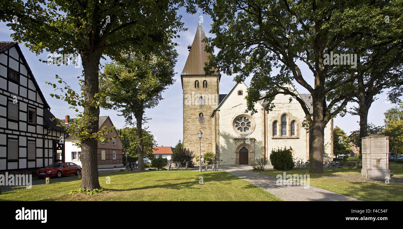 Malerischen Margaret Kirche, Kamen, Deutschland Stockfoto