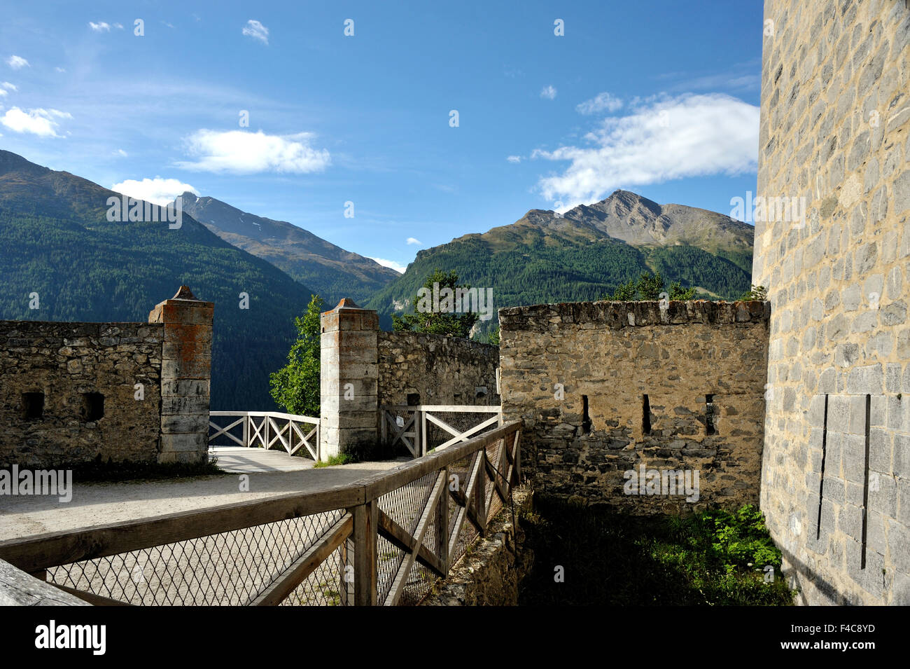 Fort Aussois, Département Savoie Region Rhône-Alpes, Modane, Französische Alpen, Frankreich Stockfoto