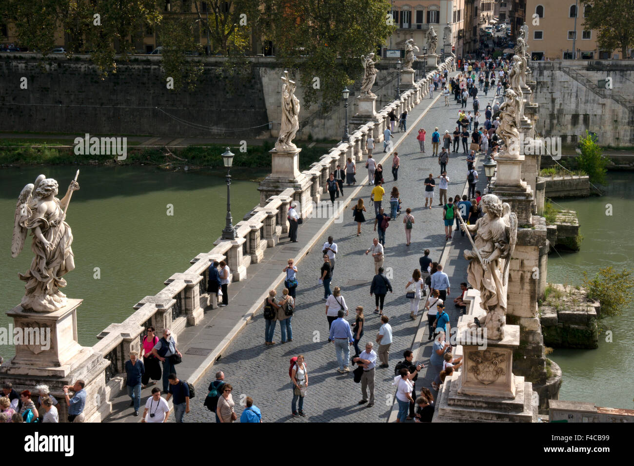 Ponte Sant ' Angelo, Rom, Italien, Europa Stockfoto