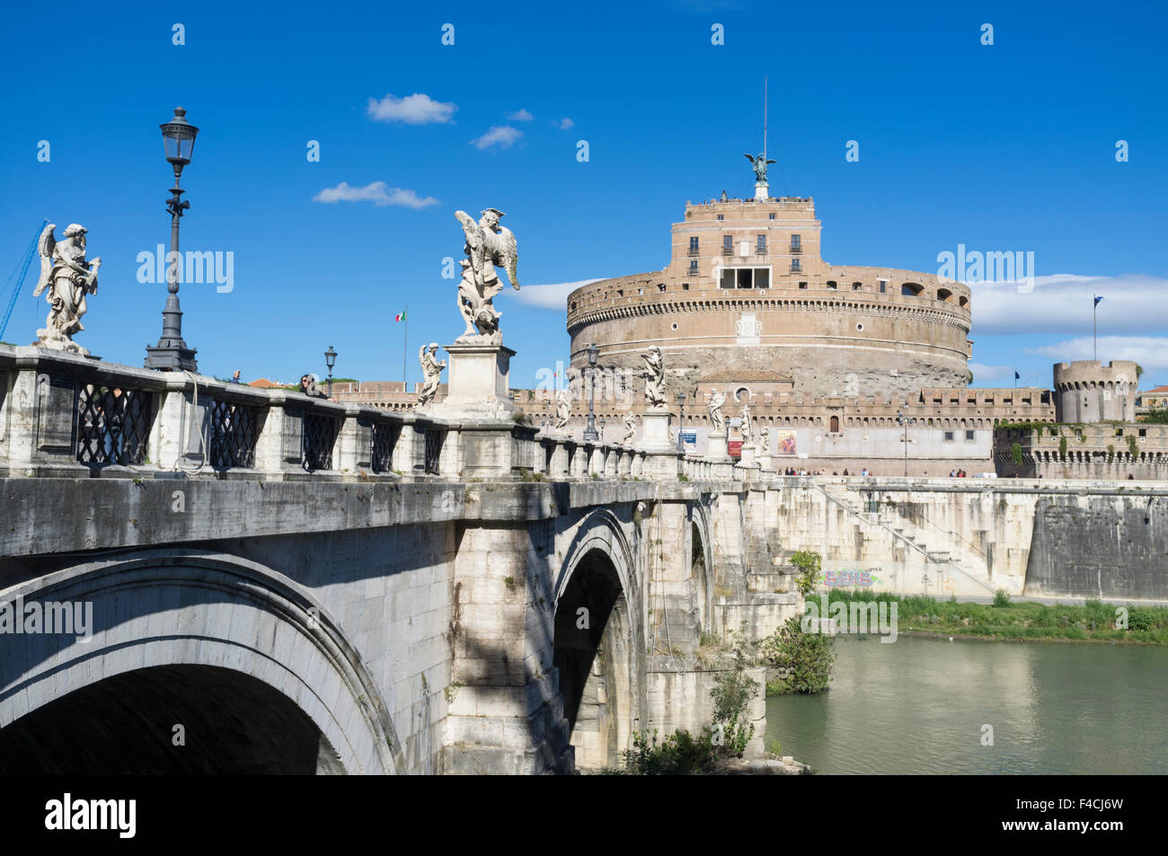 Angelo Brücke und Schloss, Rom, Italien Stockfoto